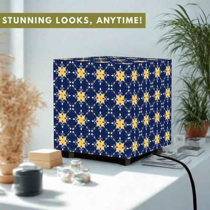 Nutcase Designer Table Lamp for Bedroom – Compact Cube LED Light for Home - Geometric