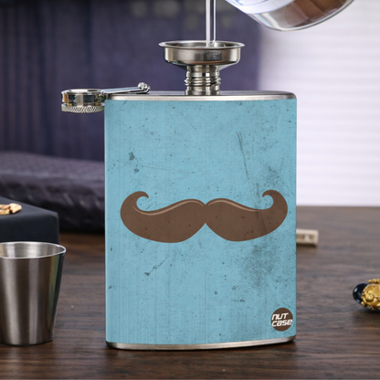 Hip Flask - Mustache
