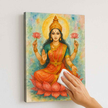 Goddess Laxmi LED Wall Fame - Laxmi Devi Light Photo Frame