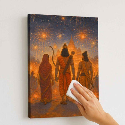 Ram Ji Photo Frame Night Lamp – Perfect for Home Temple & Gifting