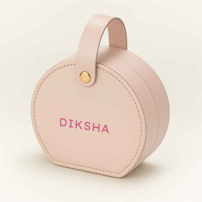 Customized Small Jewellery Box Earring, Ring, Necklace - Cute Jewellery Organizer