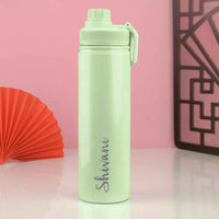 Nutcase Customized Water Bottle with Name 800ml Double Insulated Stainless Steel Bottles - Keeps Water Hot/Cold for Hours