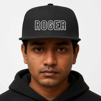 Nutcase Custom Swag Cap – Black Flat Brim Hip Hop Cap for Bold Street Style