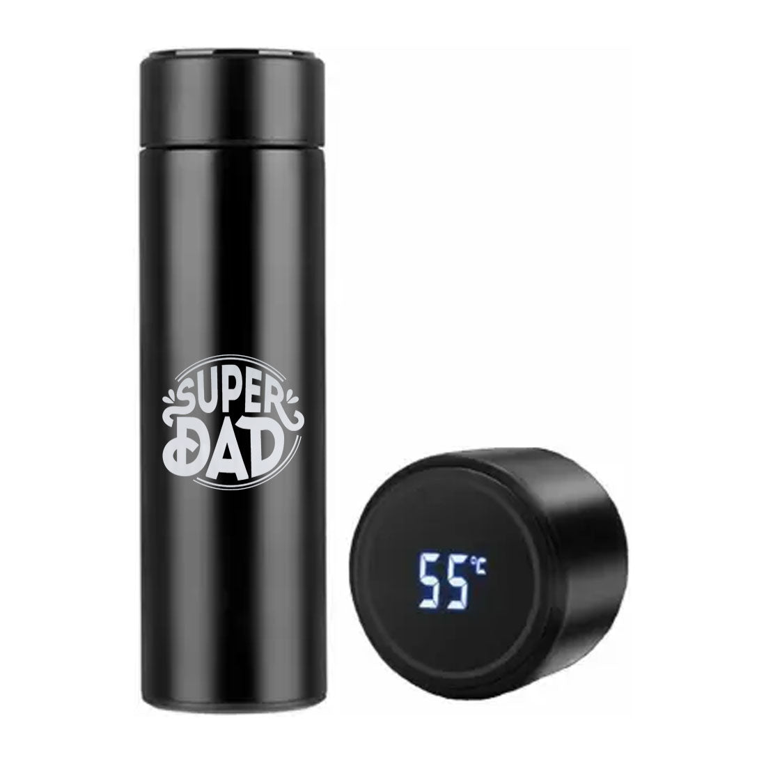Unique Gifts for Dad Engraved Tea Coffee Flask - Super Dad