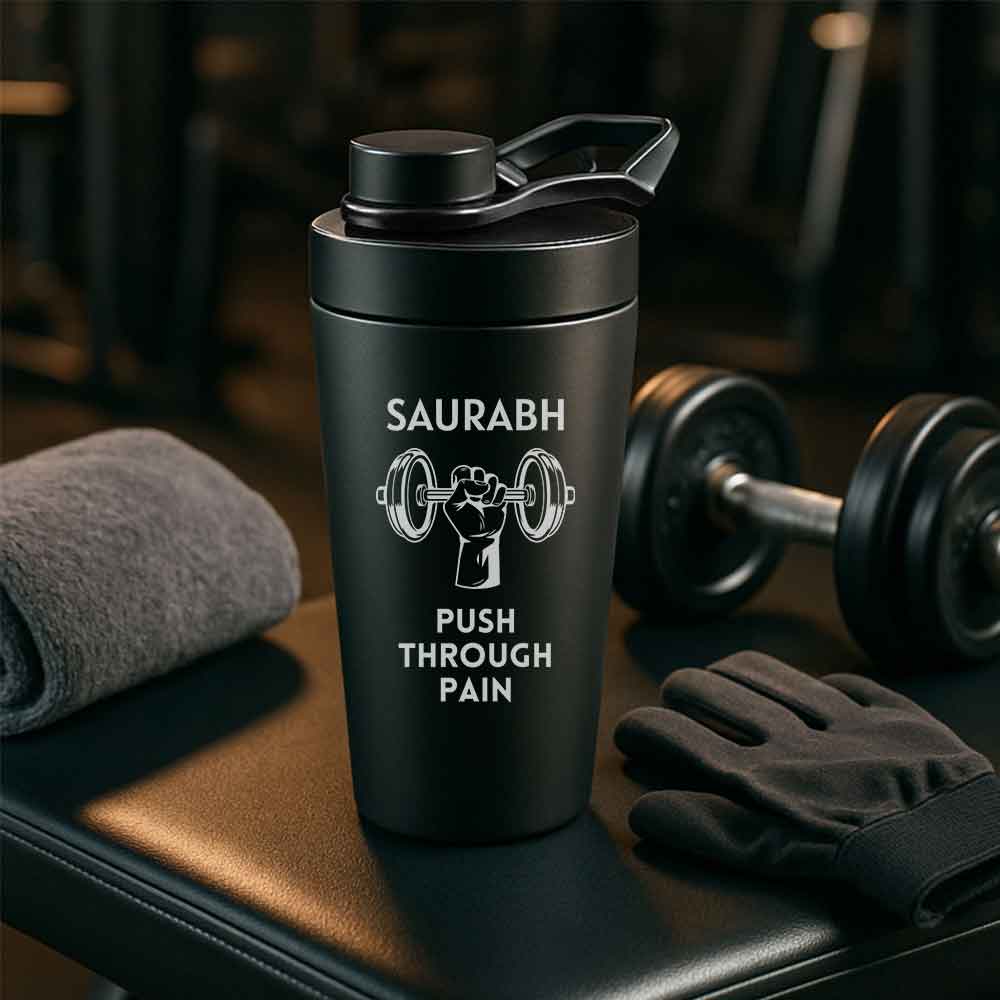 Custom Shaker Bottle for Protein Mixer Sippers Gym Workouts with Whisk Ball