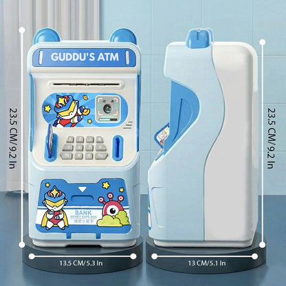 Custom ATM Piggy Bank for Kids with Music & Name Personalization | Birthday Gift & Return Gift |