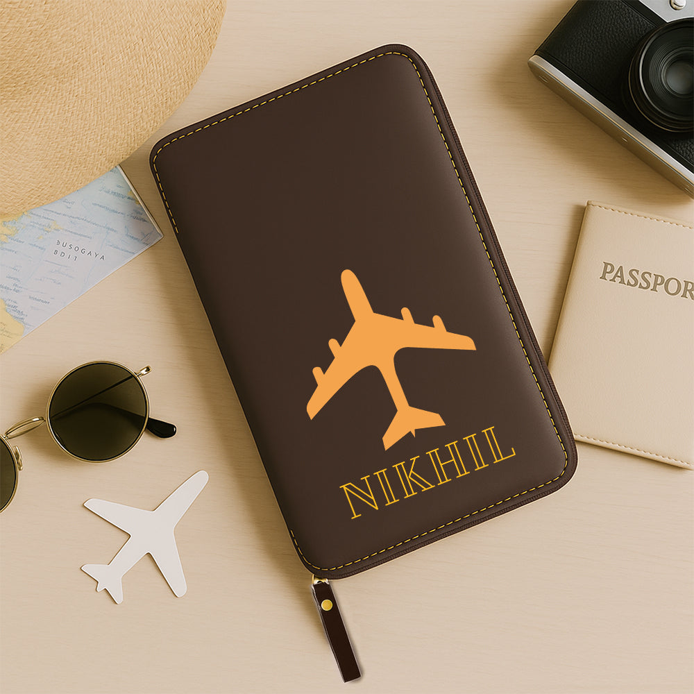 Custom Passport Wallet Travel Organizer with Luggage Tag