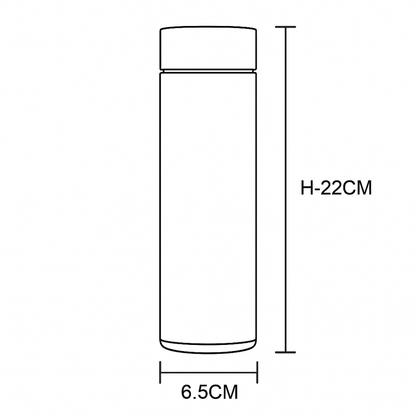 Custom Thermos Flask for Tea Coffee Travel Hot and Cold Drinks With Temperature Display