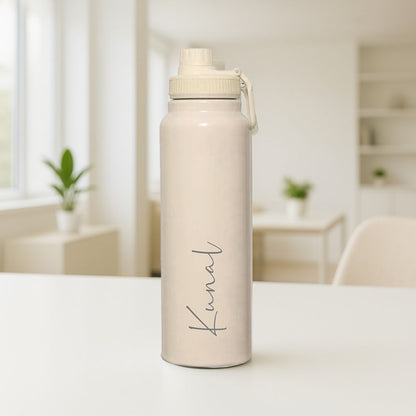 Nutcase Custom Water Bottles with Name 800ml Double Insulated  Bottles - Keeps Water Hot/Cold for Hours