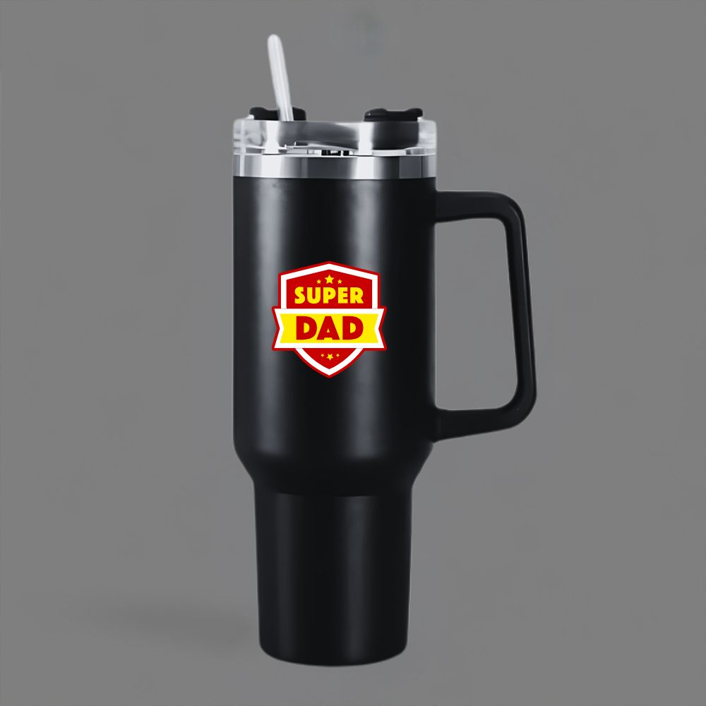 Premium Insulated Travel Coffee Mug for Dad, Perfect Father’s Day Gift - Super Dad