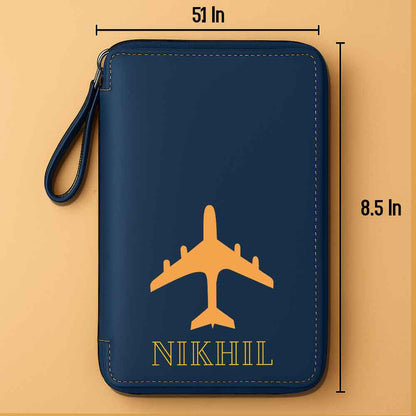 Custom Passport Wallet Travel Organizer with Luggage Tag