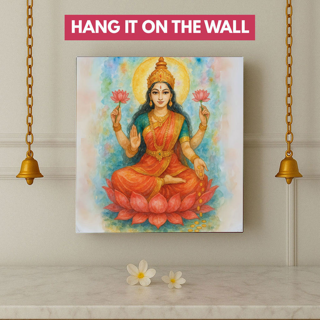 Laxmi Light Lamp for Home Temple – Divine Table Lamp & Wall Décor Lighting