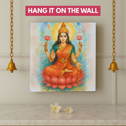 Laxmi Light Lamp for Home Temple – Divine Table Lamp & Wall Décor Lighting