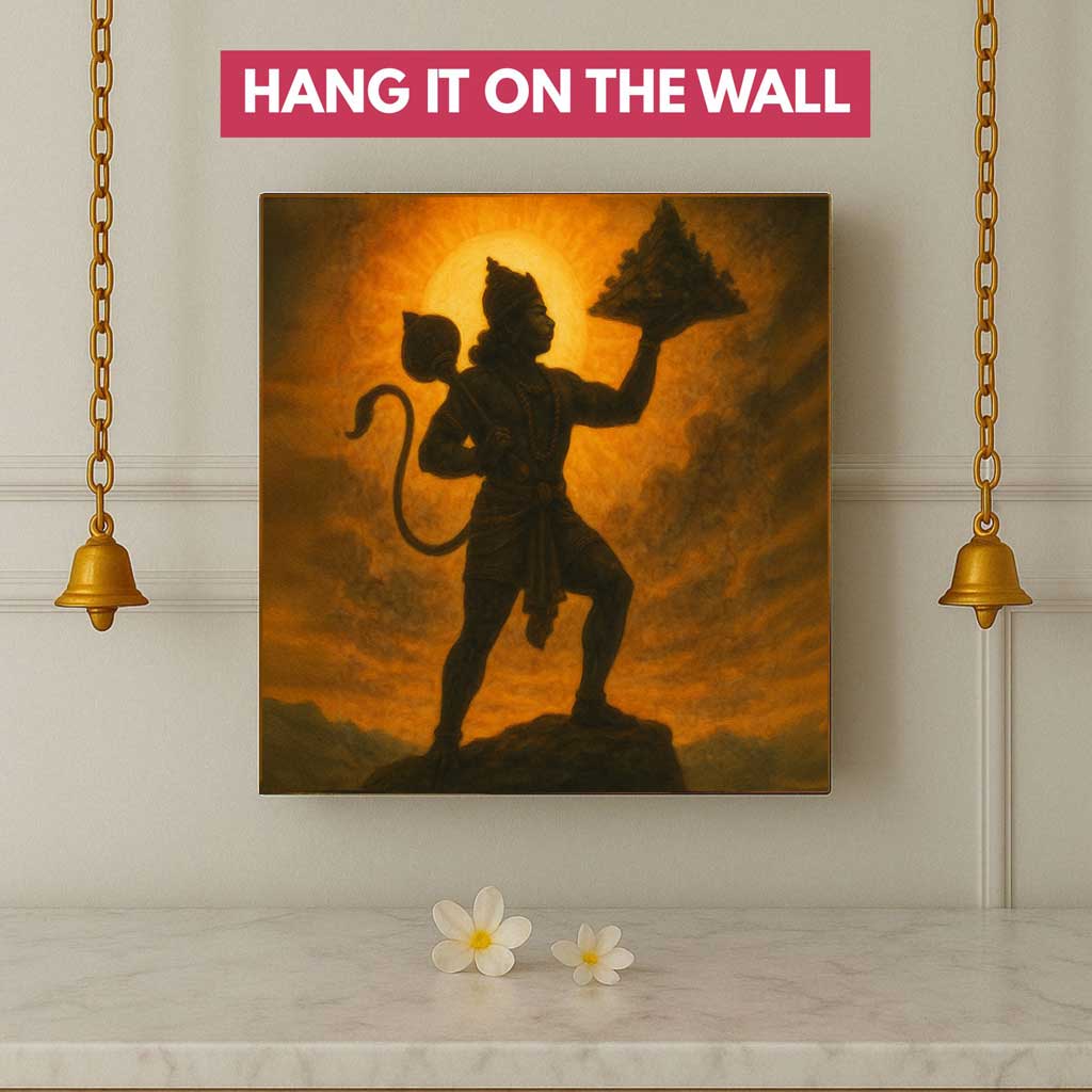 Hanuman Night Lamp – Divine LED Spiritual Light for Home Temple & Bedroom Décor