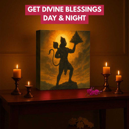 Hanuman Night Lamp – Divine LED Spiritual Light for Home Temple & Bedroom Décor