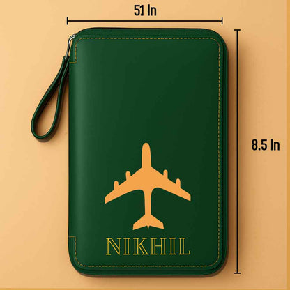 Custom Passport Wallet Travel Organizer with Luggage Tag