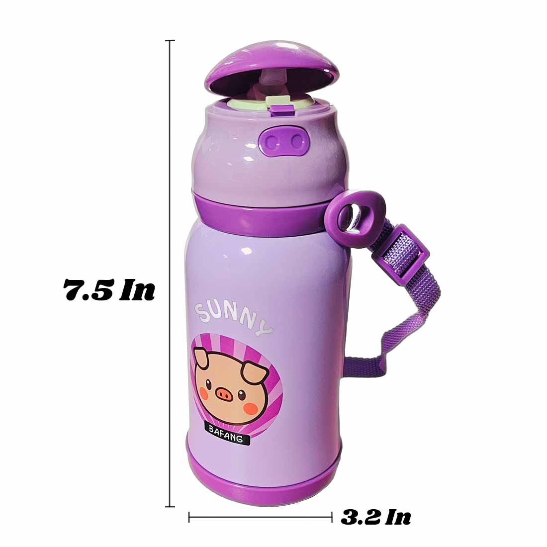 Childrens Personalised Drink Bottles with Name Sipper Bottle for Kids