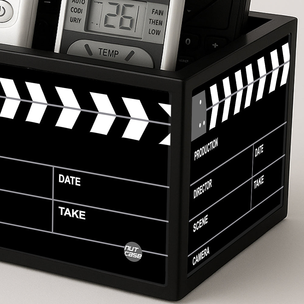 Black Remote Control Holder For TV / AC Remotes -  Filmy
