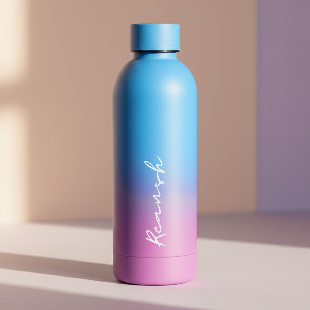 Custom Water Bottles Stainless Steel Water Bottle 500ml – Double Insulated, Leakproof, BPA-Free Flask