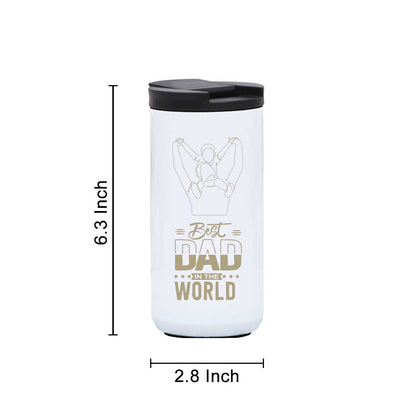 Useful Gifts for Dad Travel Coffee Tumbler Sipper Flask - Best Dad