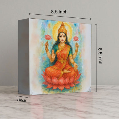 Laxmi Light Lamp for Home Temple – Divine Table Lamp & Wall Décor Lighting