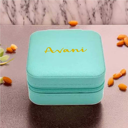 Customized Jewelry Box Organizer for Travel Storage Case for Rings, Earrings and Pendants