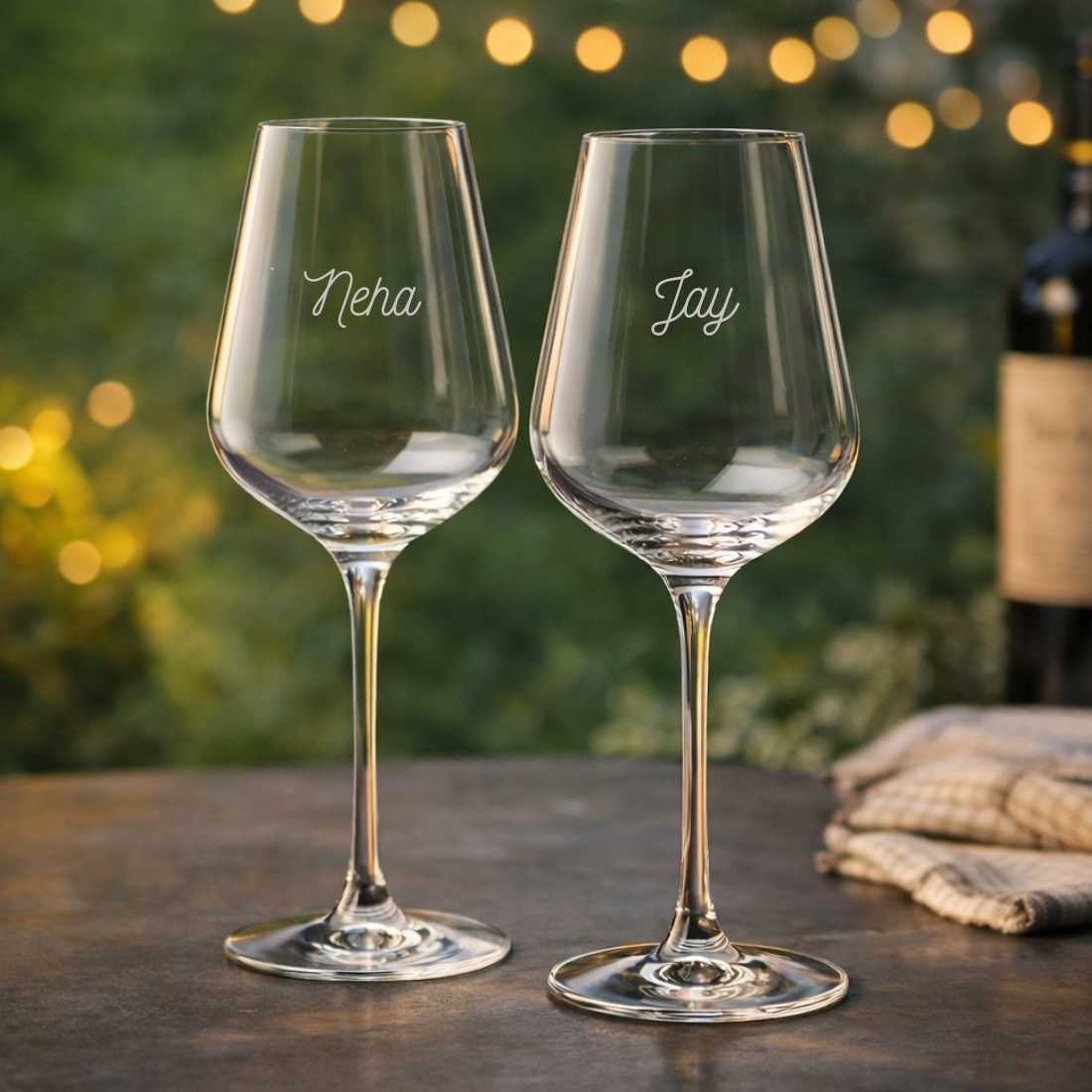 Personalized Wine Glass Premium Edition