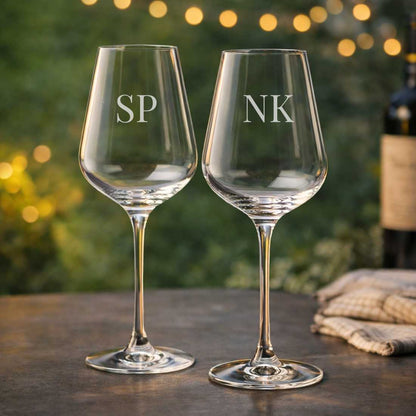 Custom Wine Glasses for Red Wine - Premium Engraved Wine Glass