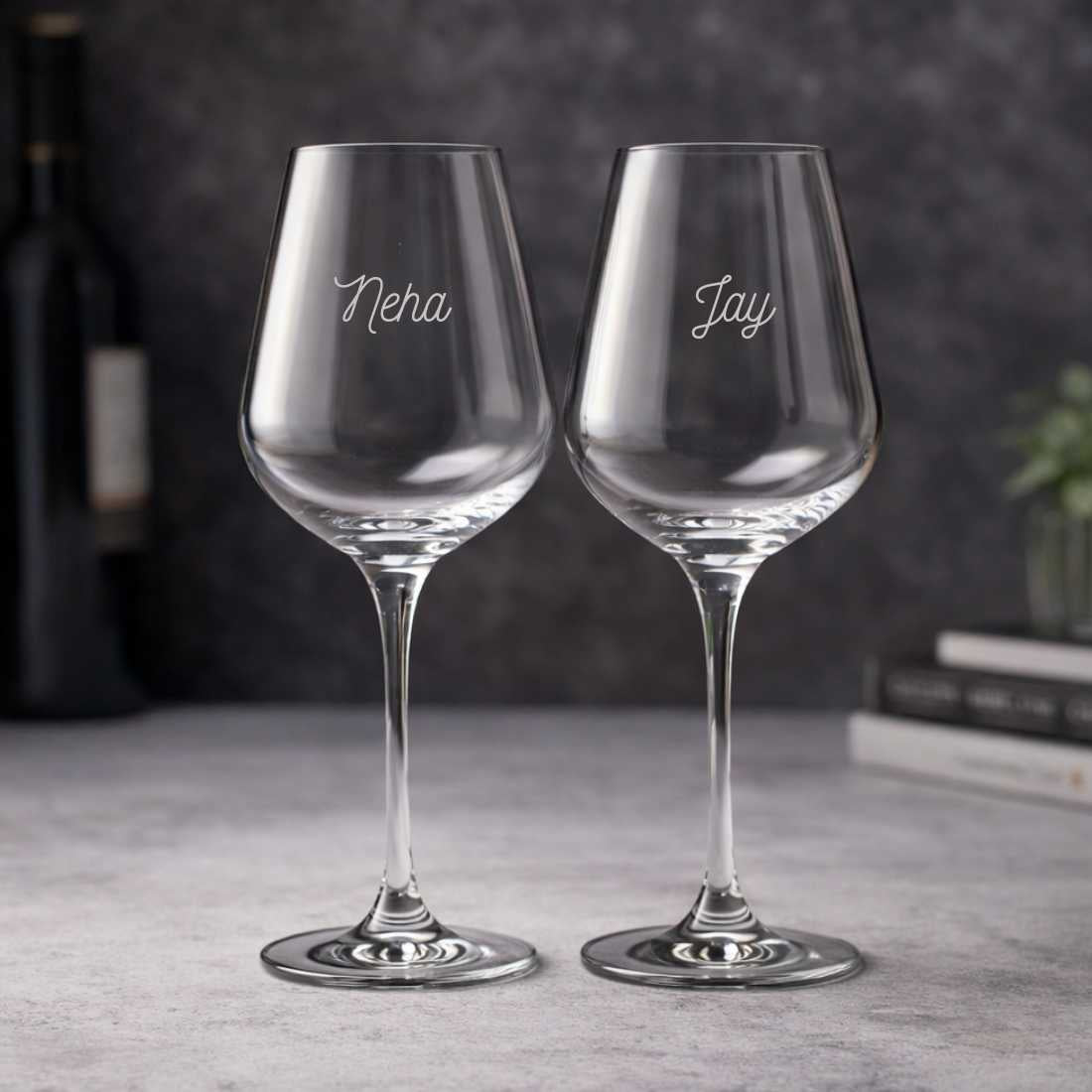 Personalized Wine Glass Premium Edition