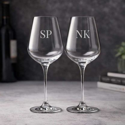 Custom Wine Glasses for Red Wine - Premium Engraved Wine Glass