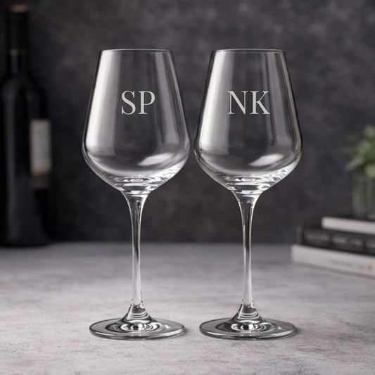 Custom Wine Glasses for Red Wine - Premium Engraved Wine Glass