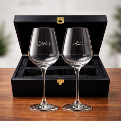 Personalized Wine Glass Premium Edition