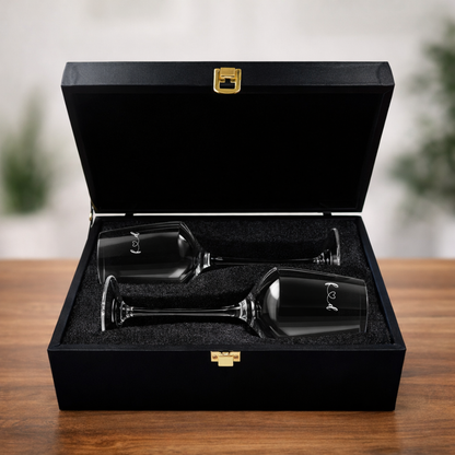 Customized Wine Glasses - Premium Edition Engraved Wine Glass