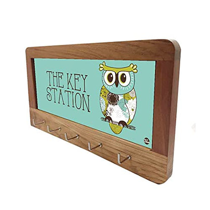 Key Holder Hanger For Wall -  OWL KEY STATION