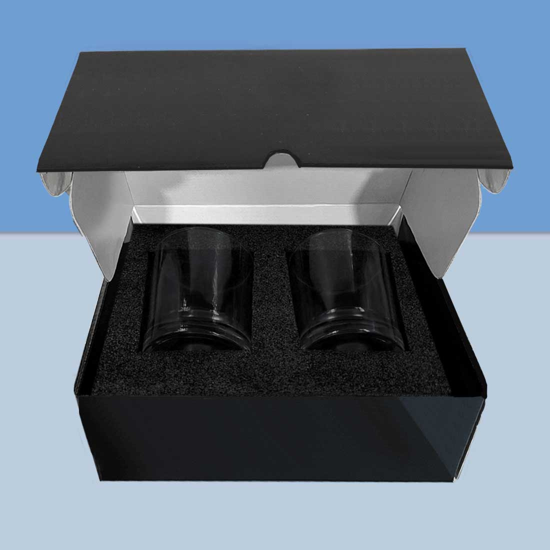 Gift Set for Men Husband Boyfriend with 2 Whiskey Glasses (Pagal Hai Kya)