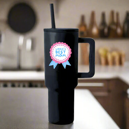 Mother’s Day Tumbler – 1200ml Leakproof Flask With Straw With Printed Design