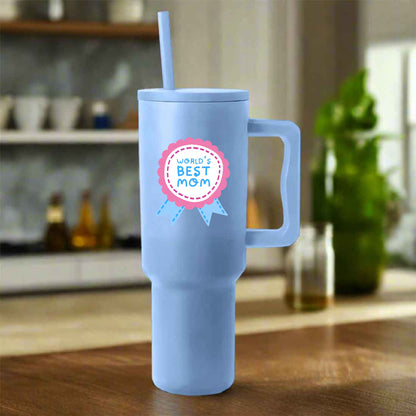 Mother’s Day Tumbler – 1200ml Leakproof Flask With Straw With Printed Design