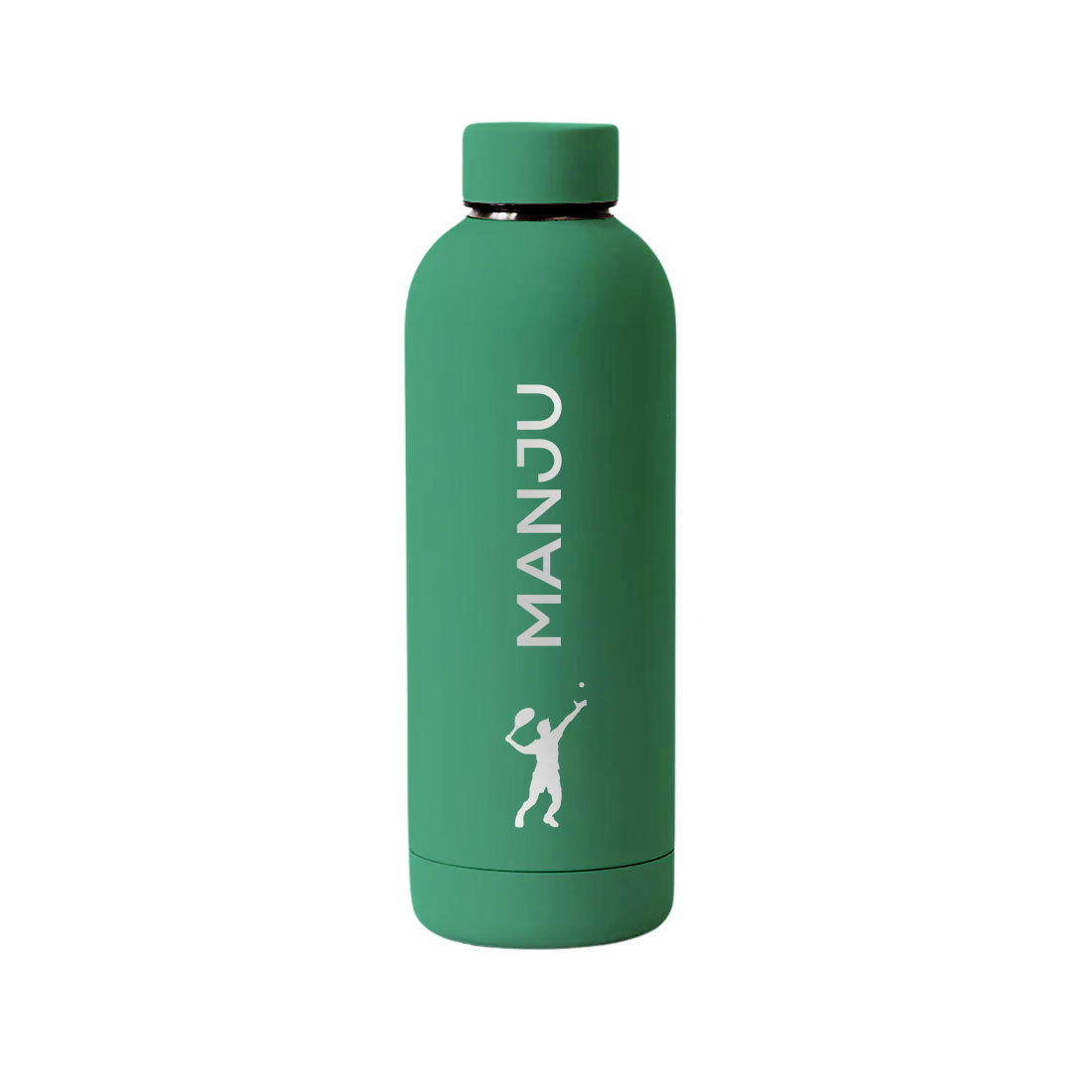 Bottle with Name Stainless Steel Double Insulated Water Bottles for Travel Office Gym Home - BPA Free, Leakproof