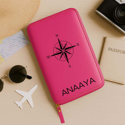 Customized Passport Travel Wallet, Cash,  ID Credit Cards and  Boarding Pass