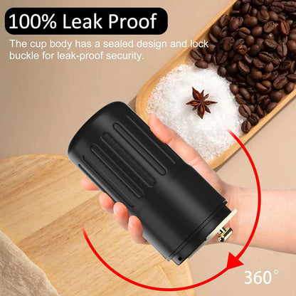 Personalized Rakhi Gift for Brother – Insulated Coffee Mug & Leather Bracelet