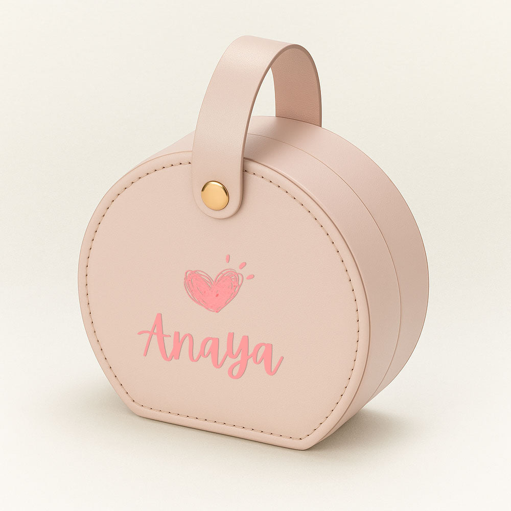 Personalized Small Box for Jewellery Earring, Ring, Necklace - Cute Jewellery Organizer