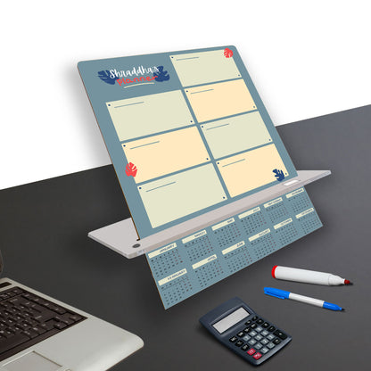 Planner Board with Calendar Customized With Name