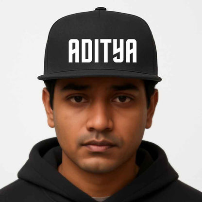 Nutcase Custom Brim Cap for Rappers –  Black Hip Hop Swag Caps