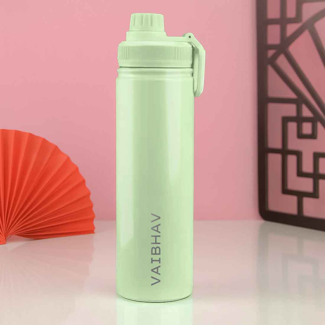 Nutcase Personalized Water Bottles 800ml Double Insulated  Bottles with Name - Keeps Water Hot/Cold for Hours