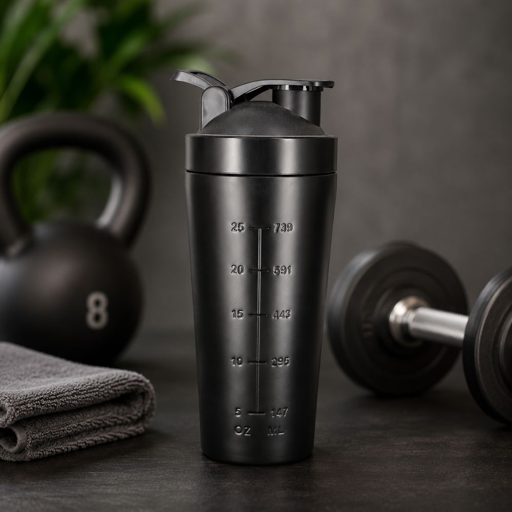 Personalized Protein Shaker for Gym Workout Custom Shake Mixer with Whisk Ball