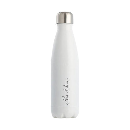 Custom Made Drink Bottles with Name - Stainless Steel Cola Insulated Shape Water Bottle