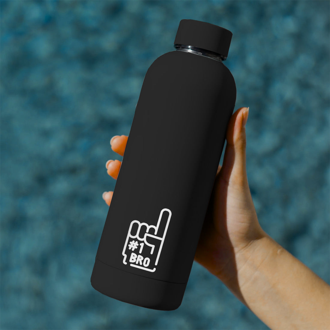 Double Insulated Bottle 500ml Gift for Brother  -  Raksha Bandhan Gift Stainless Steel Water Bottle Leakproof, BPA-Free | #1 Bro