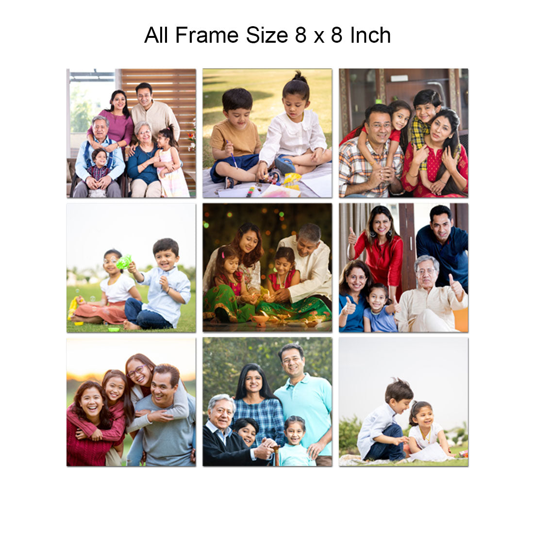 Acrylic Photo Frames Collage Prints for Home