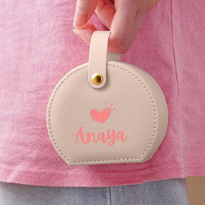 Personalized Small Box for Jewellery Earring, Ring, Necklace - Cute Jewellery Organizer
