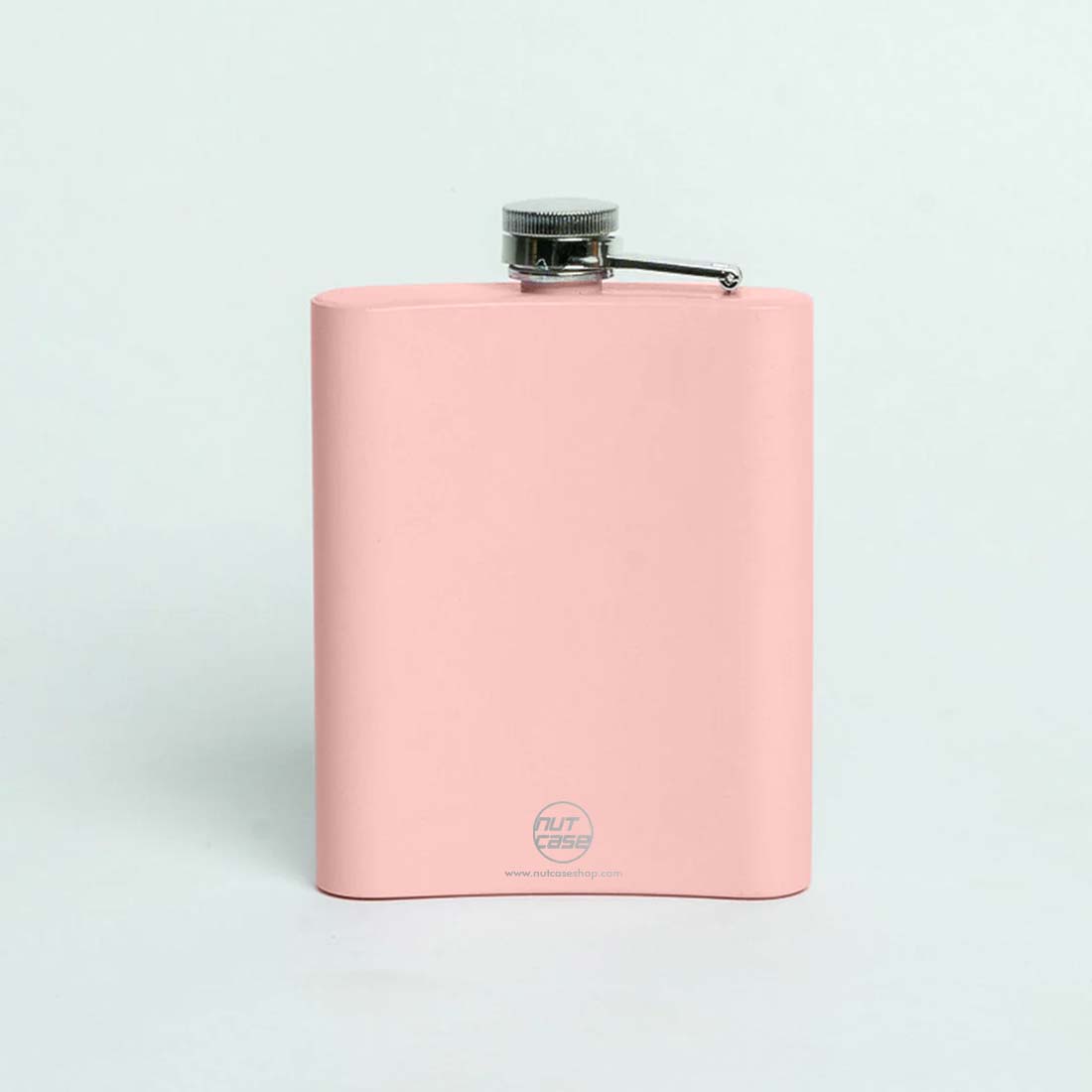 Custom Bride Hip Flask with Name Date Pink Stainless Steel 8OZ Alcohol Flask